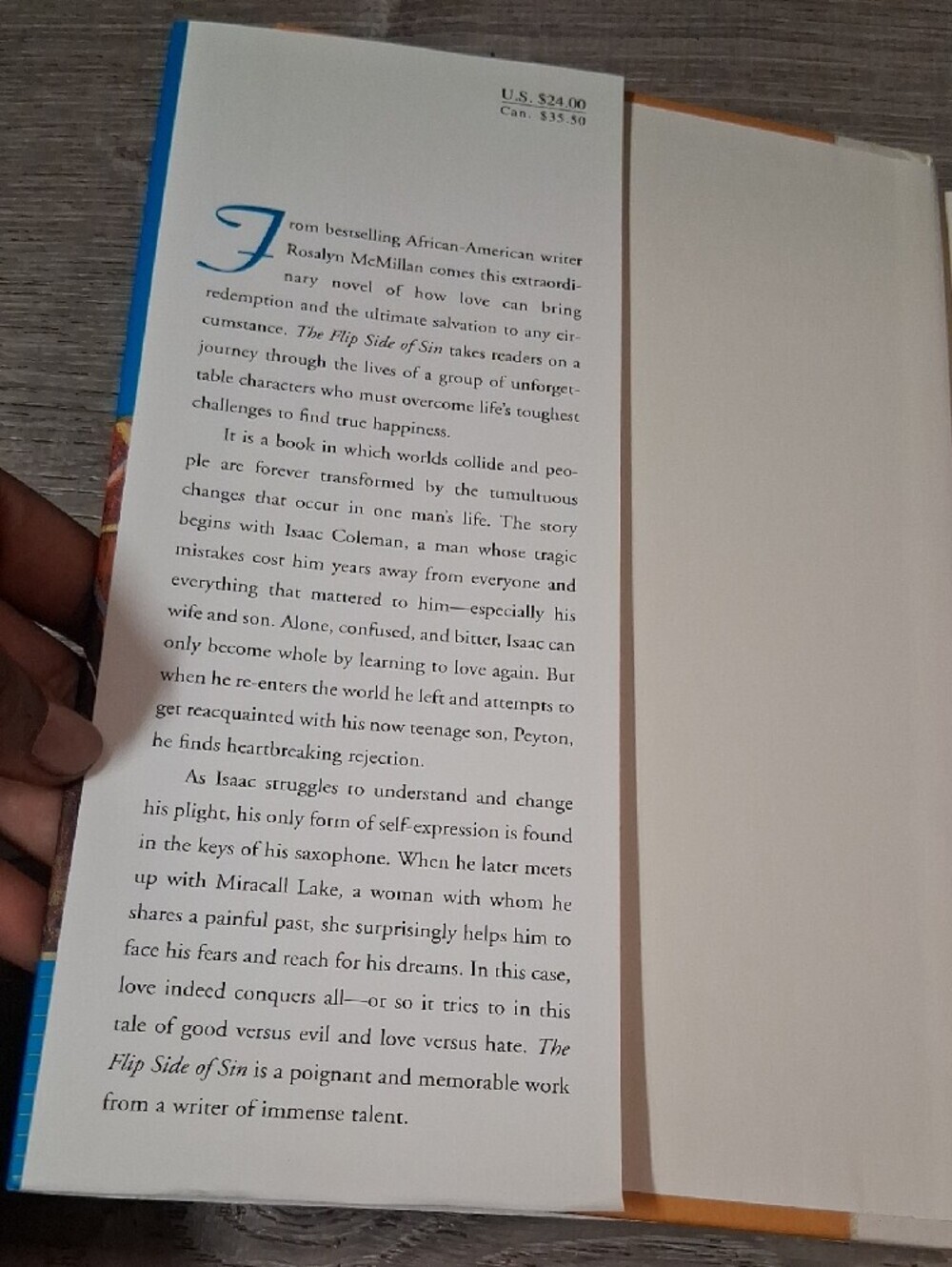 Rosalyn McMillan "The Flip Side of Sin" - Blue Cover Novel - Picture 4 of 8
